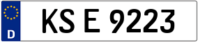 Truck License Plate